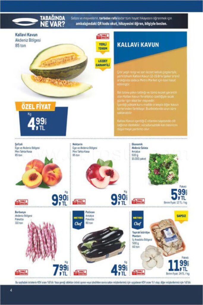 Metro Market Gıda Kampanya Broşürü!